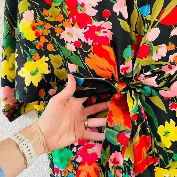 Vintage 40s/50s Mitzi Morgan Floral Dress - Picture 12 of 16